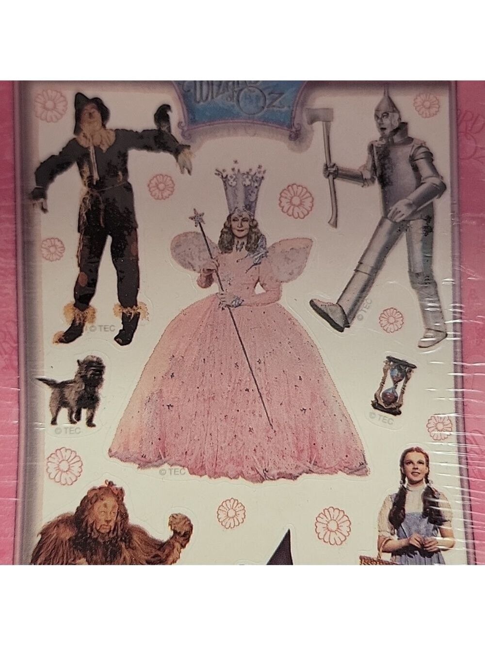 Vintage Wizard of Oz Stickers 1999 STILL SEALED IN PACKAGE - Picture 3 of 6